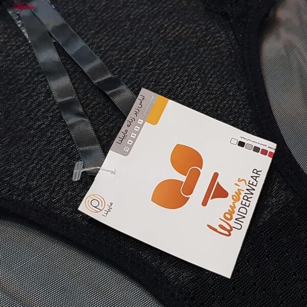 شورت زنانه ماییلدا مدل گیپور کد 5255-2250-4 رنگ مشکی