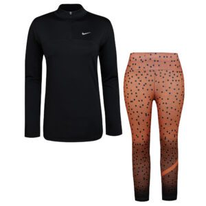 ست گرمکن و شلوار ورزشی زنانه مدل یقه زیپدار کد 5220-703