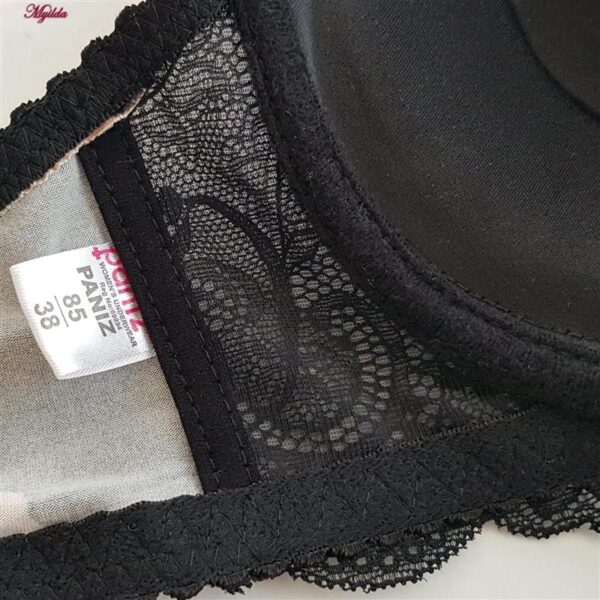 ست شورت و سوتین زنانه پانیذ مدل پوش آپ فنردار کاپ اسفنجی بند متحرک کد 4689-14