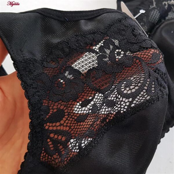 سوتین زنانه پانیذ مدل بدون فنر کد 22207 رنگ مشکی