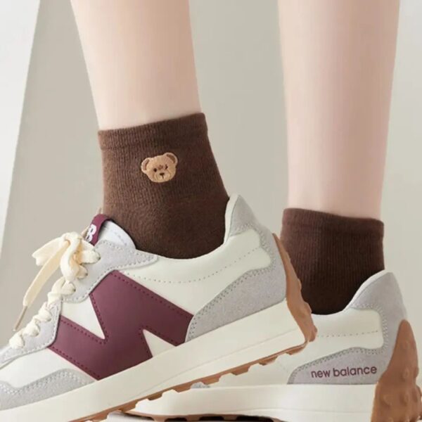 جوراب نیم ساق گلدوزی تدی r-1167 - Image 3