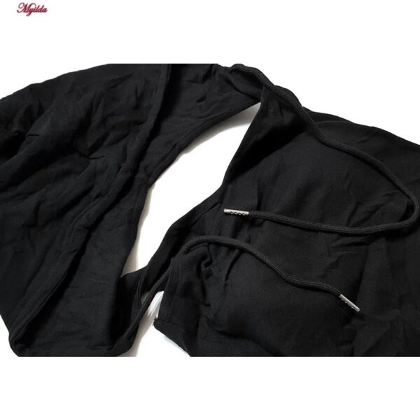 کراپ‌تاپ کلاه دار زنانه ماییلدا مدل 5260-259 رنگ مشکی