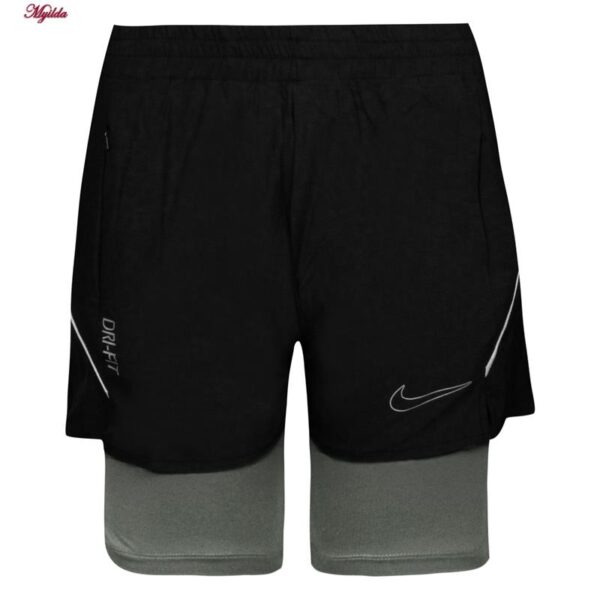 ست تی‌شرت و شلوارک ورزشی مردانه مدل 5227-682P رنگ طوسی