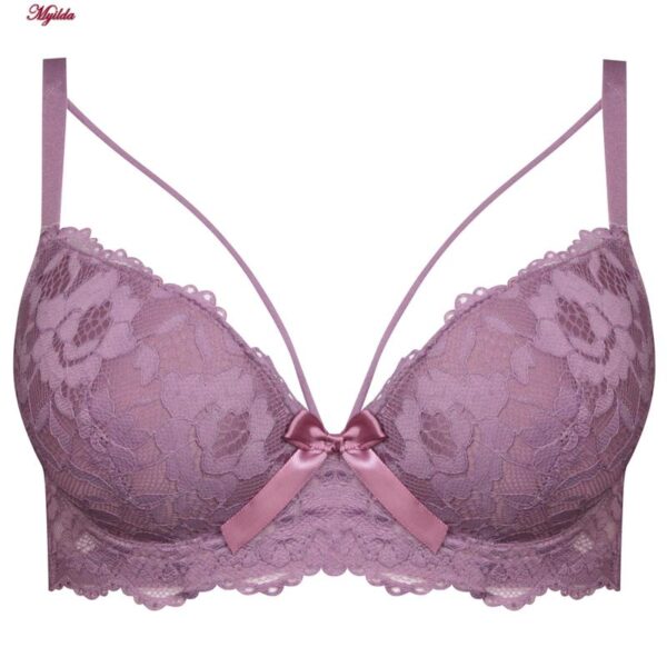 سوتین زنانه فنردار مدل پوش آپ هارنس کد 5249-230 رنگ کالباسی