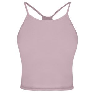 کراپ‌تاپ زنانه ماییلدا مدل پد ثابت کد 5258-241 رنگ یاسی