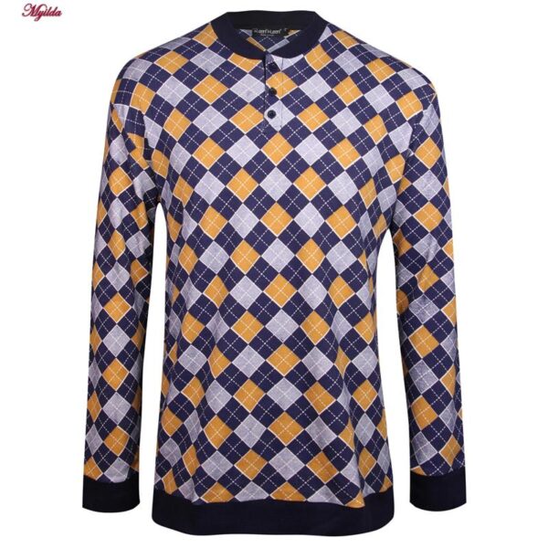 ست تی شرت و شلوار مردانه لین مدل نخ پنبه کد 5197-494