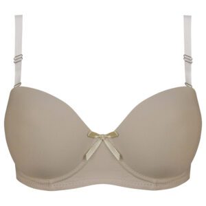 سوتین فنردار زنانه هانا مدل بند نامرئی کد 5266-94388 رنگ نسکافه ای