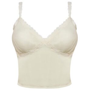 کراپ‌تاپ زنانه ماییلدا مدل 5264-709 رنگ کرم