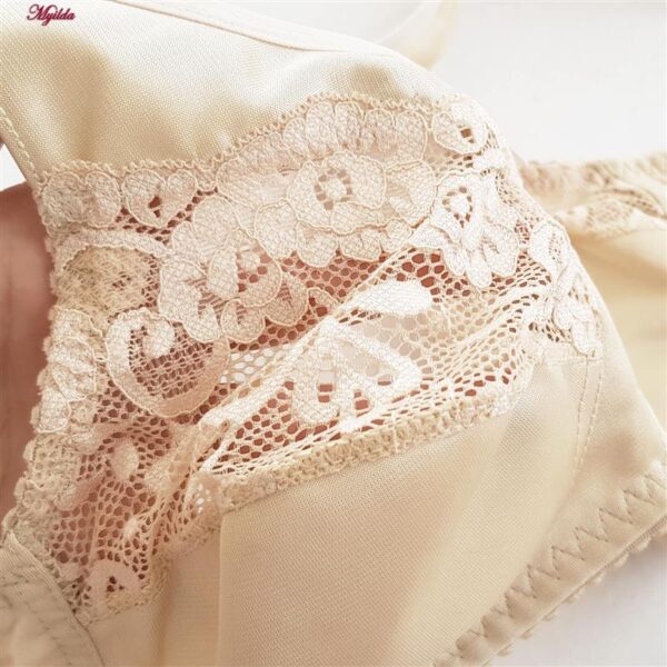 سوتین زنانه پانیذ مدل بدون فنر کد 22207 رنگ کرم