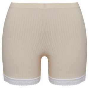 شورت زنانه ماییلدا مدل لبه گیپوری کد 5263-2202 رنگ کرم