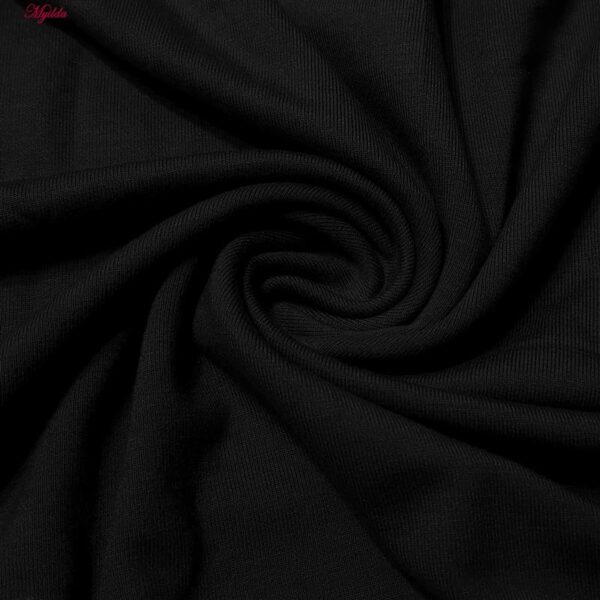 ست تی شرت آستین بلند و شلوارک ورزشی زنانه مدل ریلی کد 5226-696p رنگ مشکی