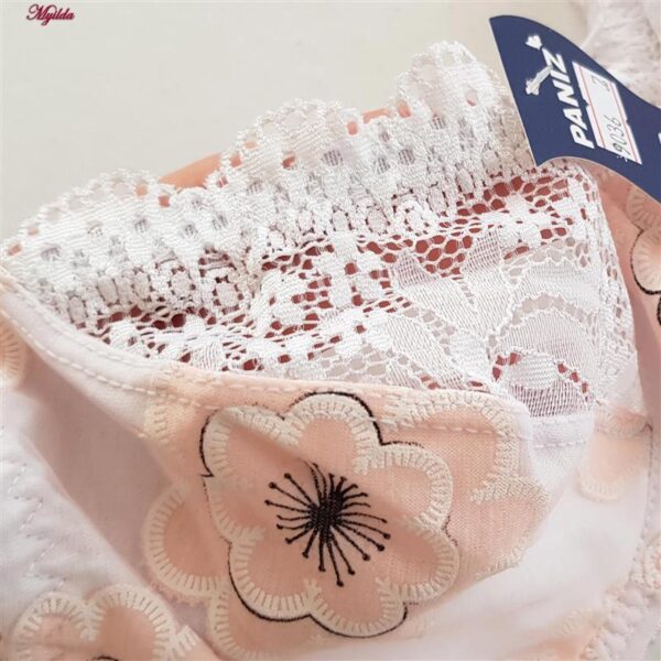 ست شورت و سوتین زنانه پانیذ مدل فنردار کد 9036-11 رنگ نارنجی