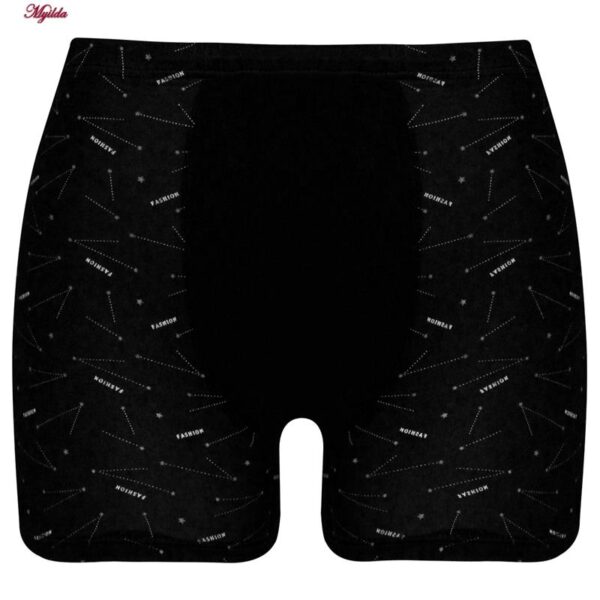 شورت پادار مردانه ماییلدا کد 5210 رنگ مشکی