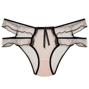 شورت زنانه ماییلدا مدل گیپور کد 5255-2250-3 رنگ کرم