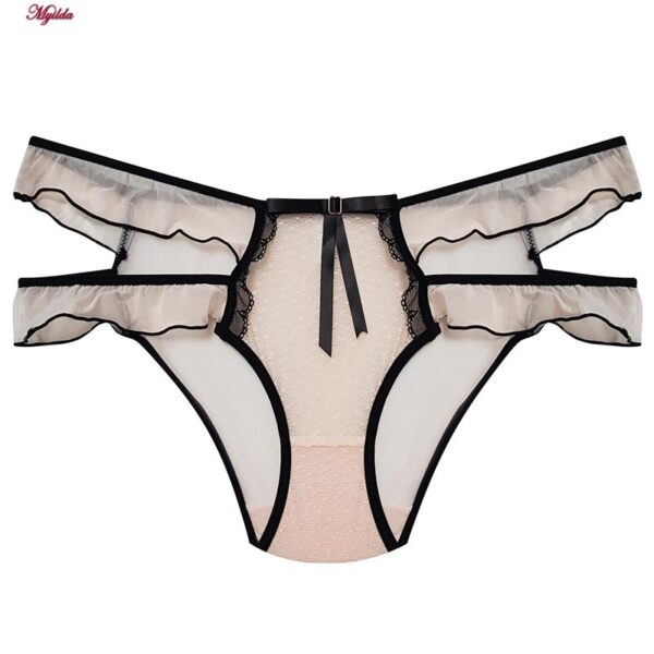 شورت زنانه ماییلدا مدل گیپور کد 5255-2250-3 رنگ کرم