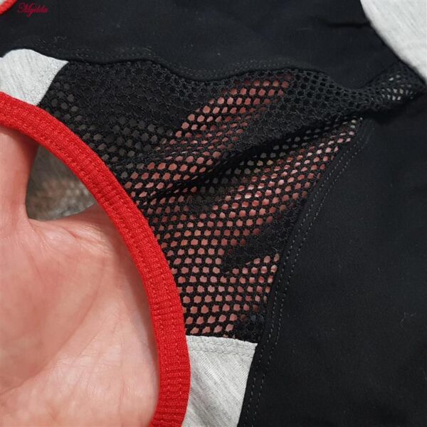 ست نیم تنه و شلوارک ورزشی زنانه مدل جیبدار کد 5229-534 رنگ قرمز