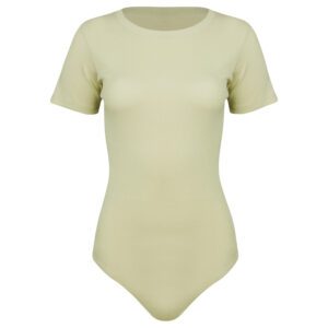 بادی آستین کوتاه زنانه لورنزا مدل 5211-50032 رنگ کرم