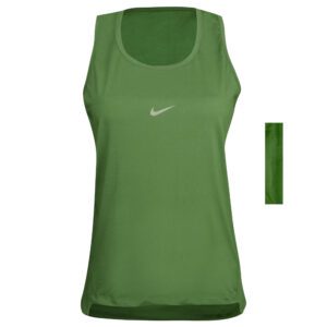 تاپ ورزشی زنانه مدل 5213-323P رنگ سبز به همراه هدبند