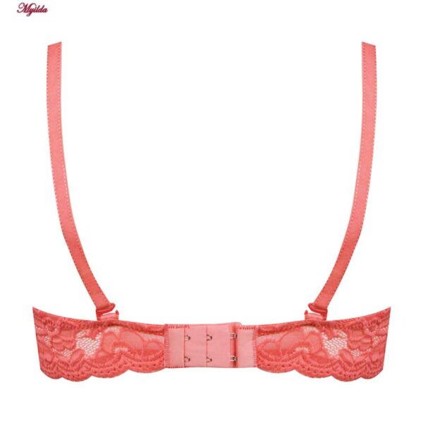 ست شورت و سوتین زنانه لنا ژنکن مدل پوش آپ فنردار کاپ اسفنجی بند متحرک کد 5239 رنگ گلبهی