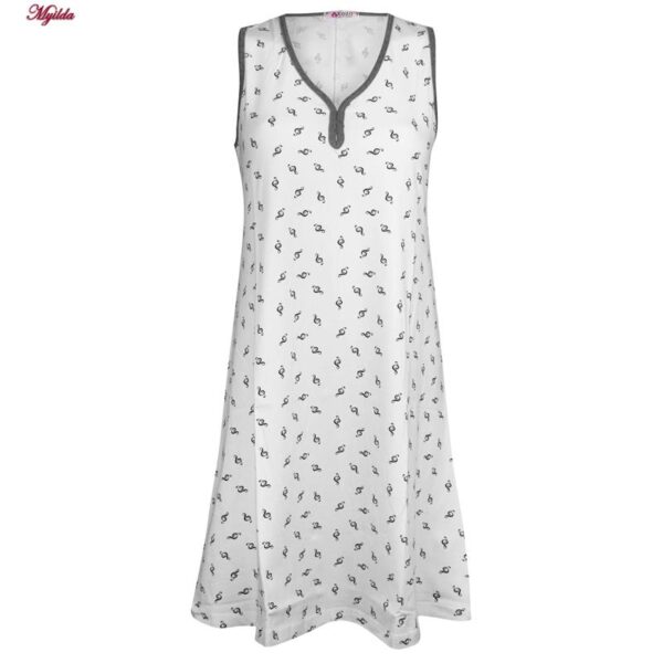 پیراهن زنانه کوزا مدل موسیقی کد 9225 رنگ طوسی