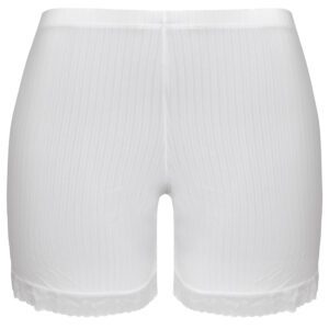 شورت زنانه ماییلدا مدل لبه گیپوری کد 5263-2202 رنگ سفید