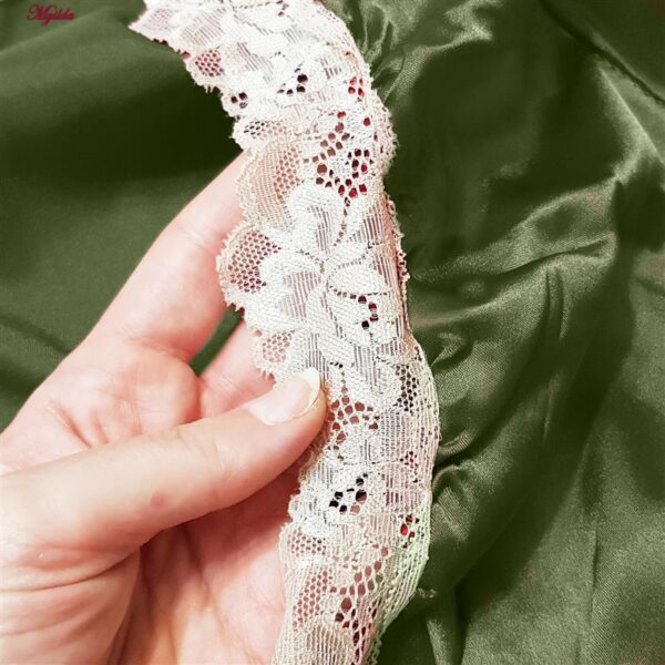 لباس خواب زنانه مدل ساتن 5246-F08 رنگ سبز