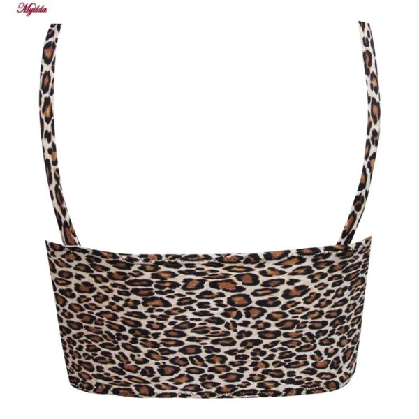 مایو زنانه فیتن فرخ زادی مدل پلنگی فنردار کد 5288-297-2