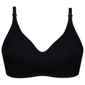 سوتین بدون فنر زنانه کارنا رز مدل نخی کد 5282 رنگ مشکی