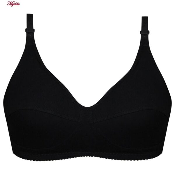 سوتین بدون فنر زنانه کارنا رز مدل نخی کد 5282 رنگ مشکی