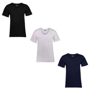 زیرپوش آستین دار یقه گرد مردانه ماییلدا مدل 4710-1 بسته سه عددی