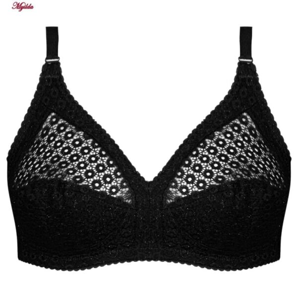 سوتین بدون فنر زنانه پانیذ کد 66500-NEW رنگ مشکی