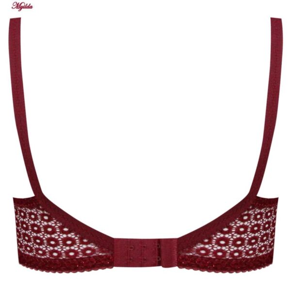 سوتین بدون فنر زنانه پانیذ کد 66500-NEW رنگ زرشکی