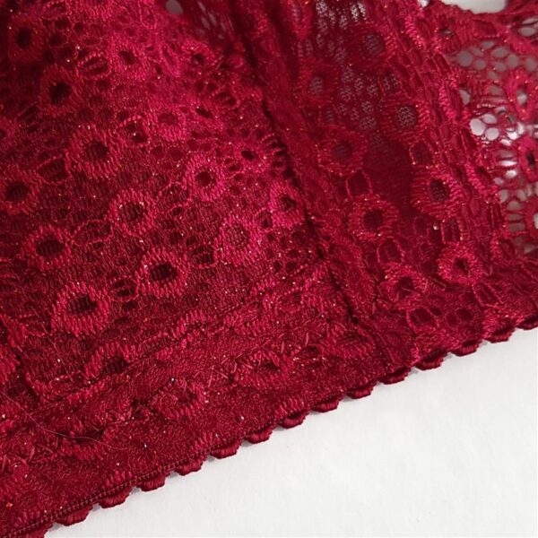 سوتین بدون فنر زنانه پانیذ کد 66500-NEW رنگ زرشکی