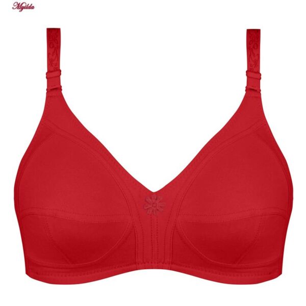 سوتین بدون فنر زنانه پانیذ مدل 66321 رنگ قرمز