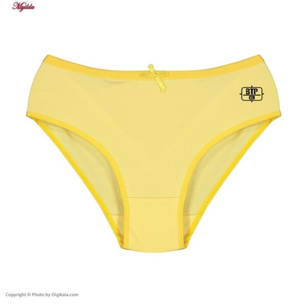 شورت زنانه برهان تن پوش مدل اسلیپ کد 5-03 رنگ زرد