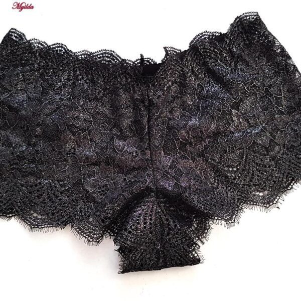 شورت زنانه ماریلین مدل گیپوری کد 5273-7220 رنگ مشکی