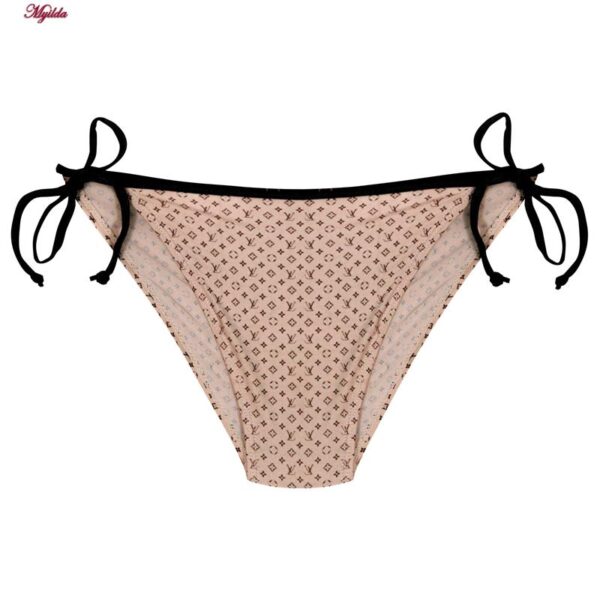 مایو زنانه ماییلدا مدل بدون فنر کد 3903-3 رنگ قهوه ای