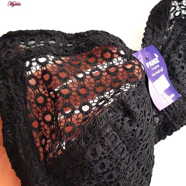 سوتین بدون فنر زنانه پانیذ کد 66500-NEW رنگ مشکی