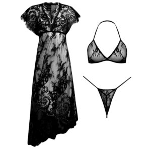 لباس خواب زنانه مدل 5245-1908 رنگ مشکی