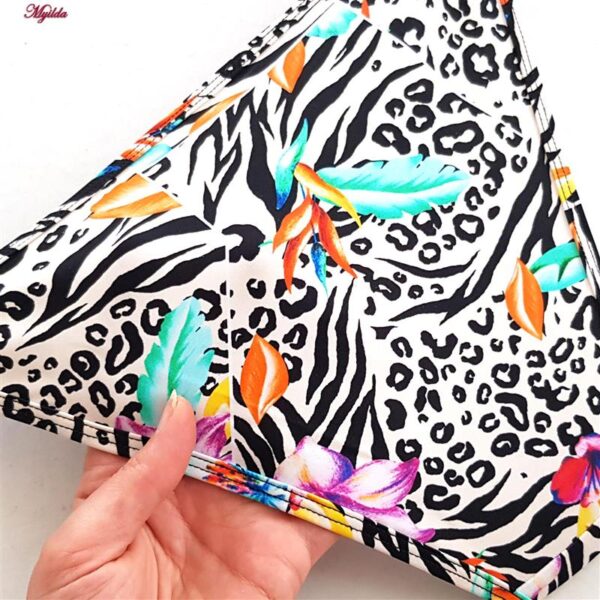 مایو زنانه ماریلین مدل پلنگی پددار کد 3686-7100