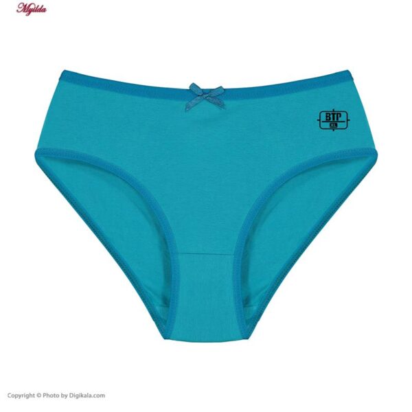 شورت زنانه برهان تن پوش مدل اسلیپ Jolo Papiun 03-3 رنگ آبی