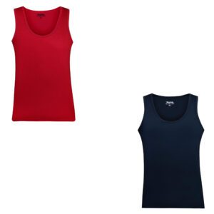 زیرپوش رکابی یقه گرد مردانه ماییلدا مدل 4712-3 بسته دو عددی