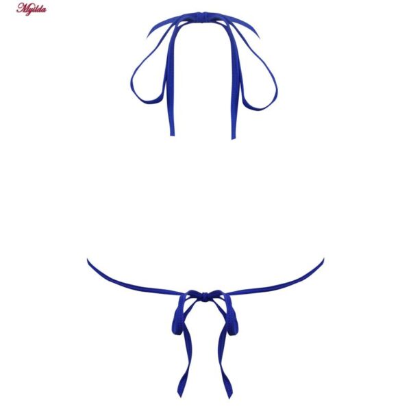 مایو دو تکه زنانه رونیا مدل 5237-10-02 رنگ آبی