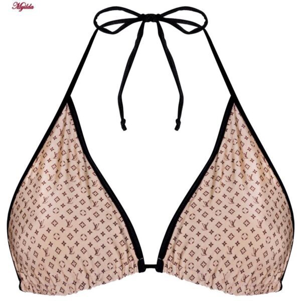 مایو زنانه ماییلدا مدل بدون فنر کد 3903-3 رنگ قهوه ای