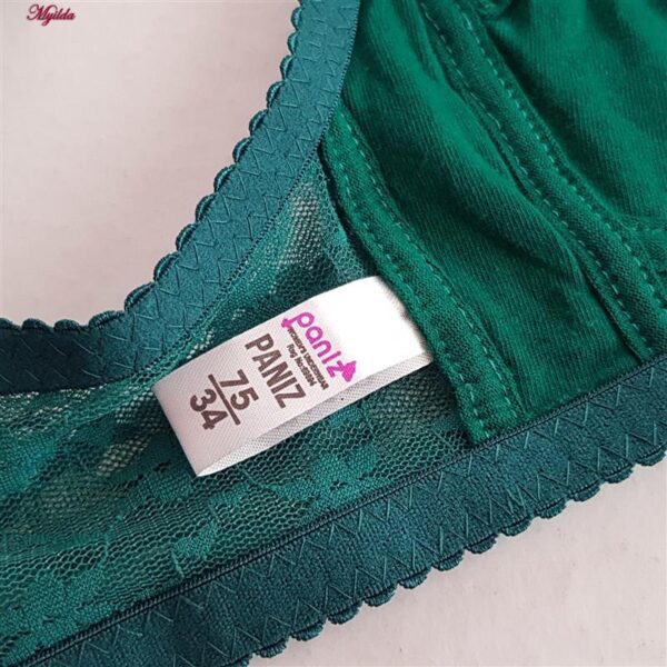 سوتین بدون فنر زنانه پانیذ کد 66500-NEW رنگ سبز کله غازی