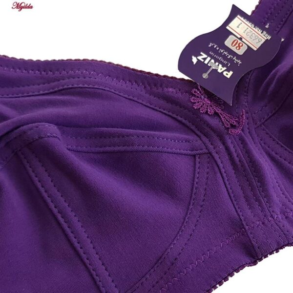 سوتین بدون فنر زنانه پانیذ کد 66321 رنگ بنفش