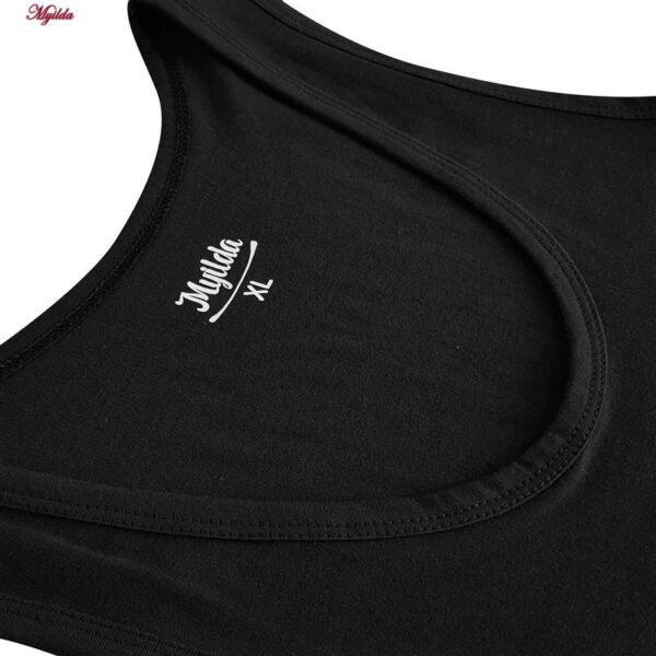 زیرپوش رکابی یقه گرد مردانه ماییلدا مدل 4712-2 بسته چهار عددی