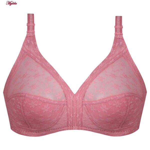 سوتین بدون فنر زنانه پانیذ کد 66500-NEW رنگ کالباسی