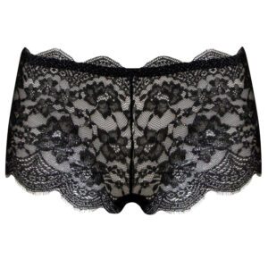 شورت زنانه ماریلین مدل گیپوری کد 5273-7220 رنگ مشکی