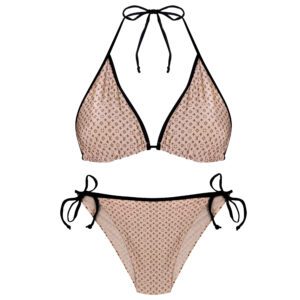 مایو زنانه ماییلدا مدل بدون فنر کد 3903-3 رنگ قهوه ای